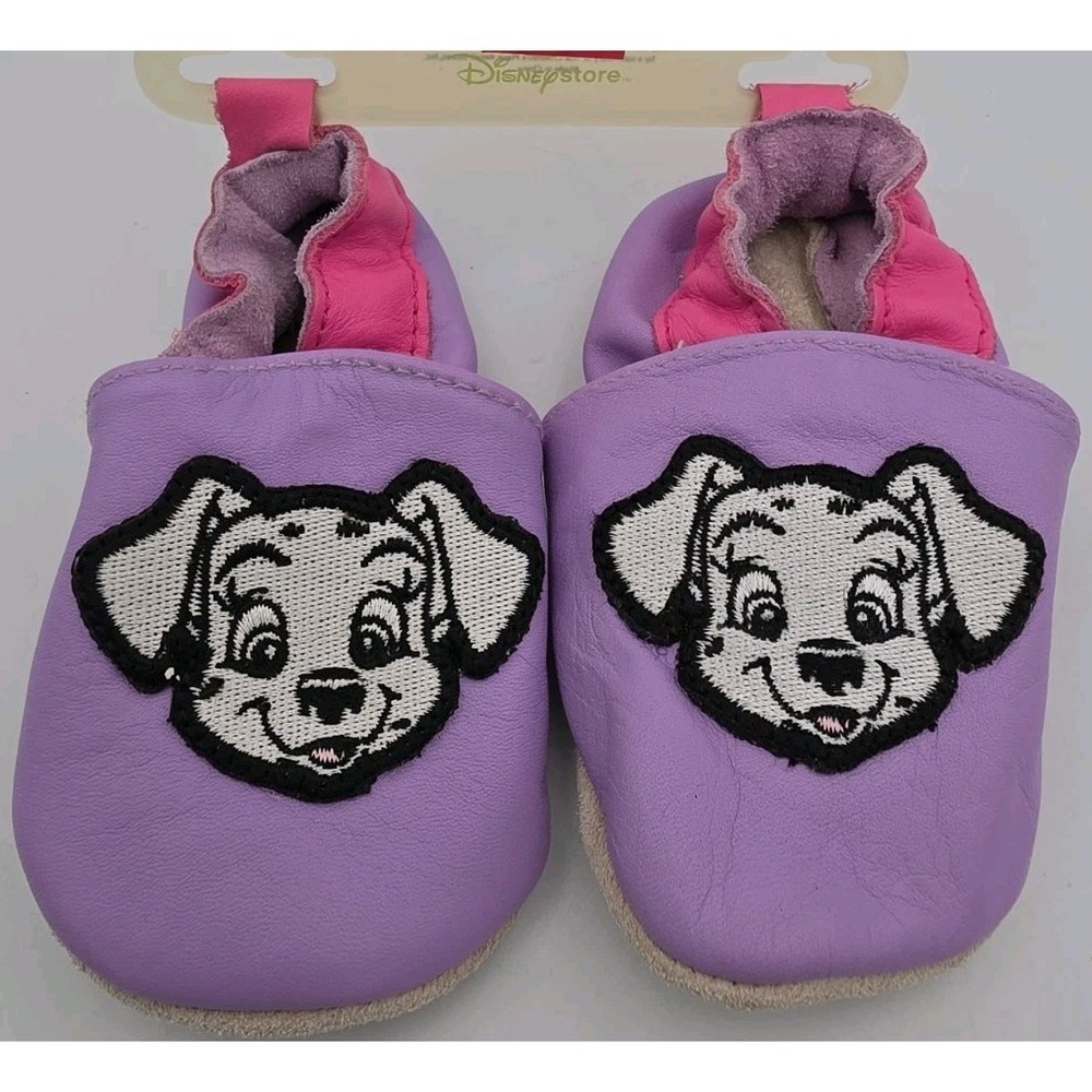 New Disney Dalmatians Infant Soft Sole Slippers Size 6 - 12 Months Adorable NWT